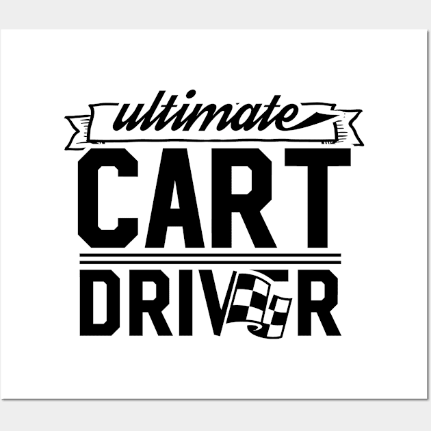 Karting Kart Carting Driver Go Cart Racing Wall Art by dr3shirts